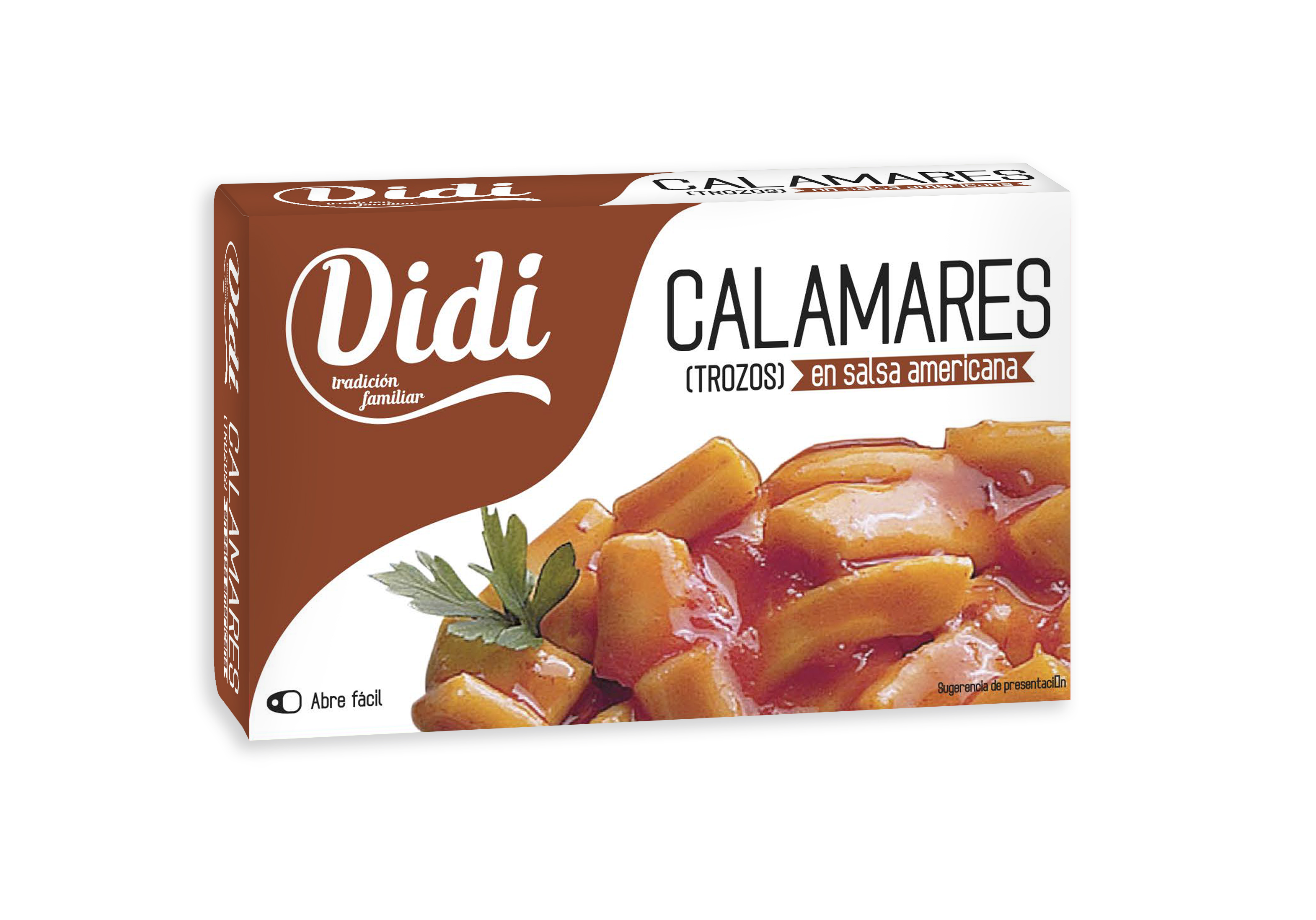 Calamares Salsa Americana Ol 120 F A Dinova Alimentos SL